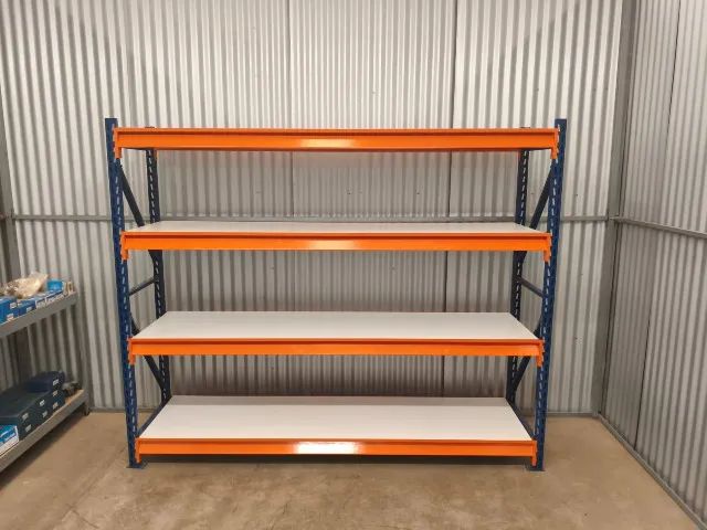 Prateleira em aço com mdf - Foto 2