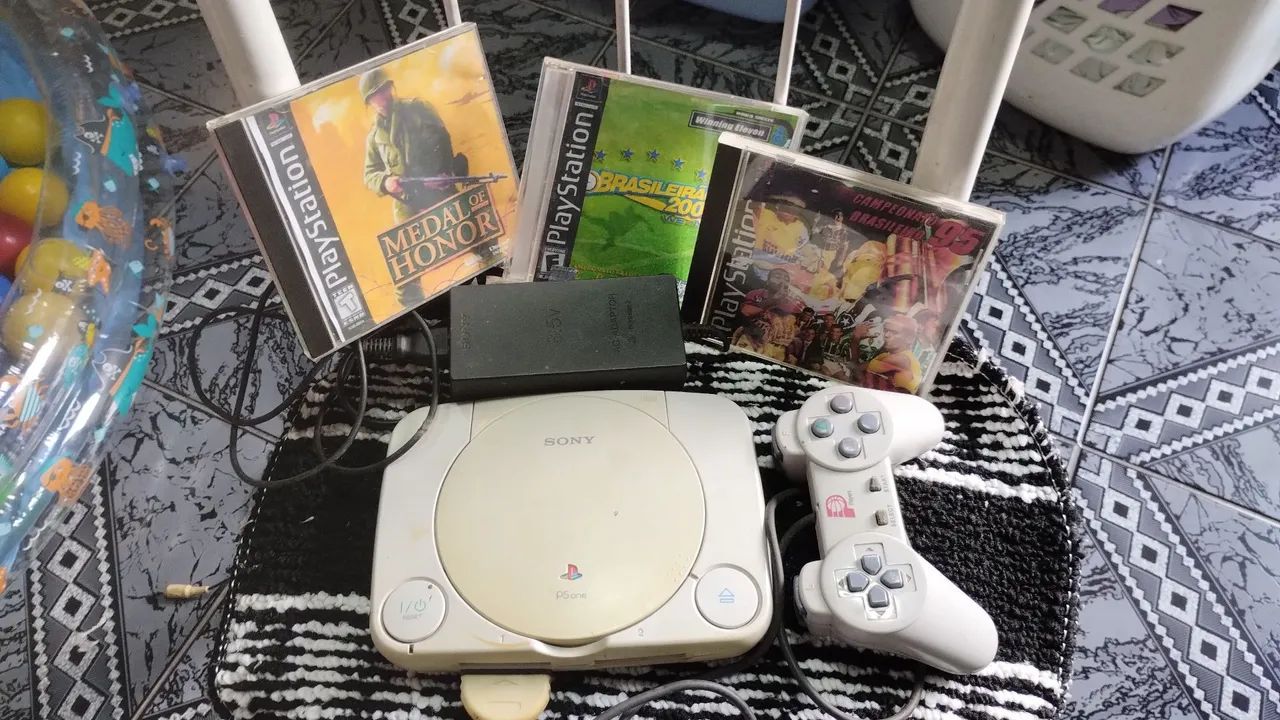 Playstation 1 funcionando 