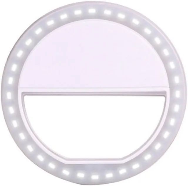 Luz Selfie Ring Light Clipe Anel Led Flash Celular Universal - Foto 2