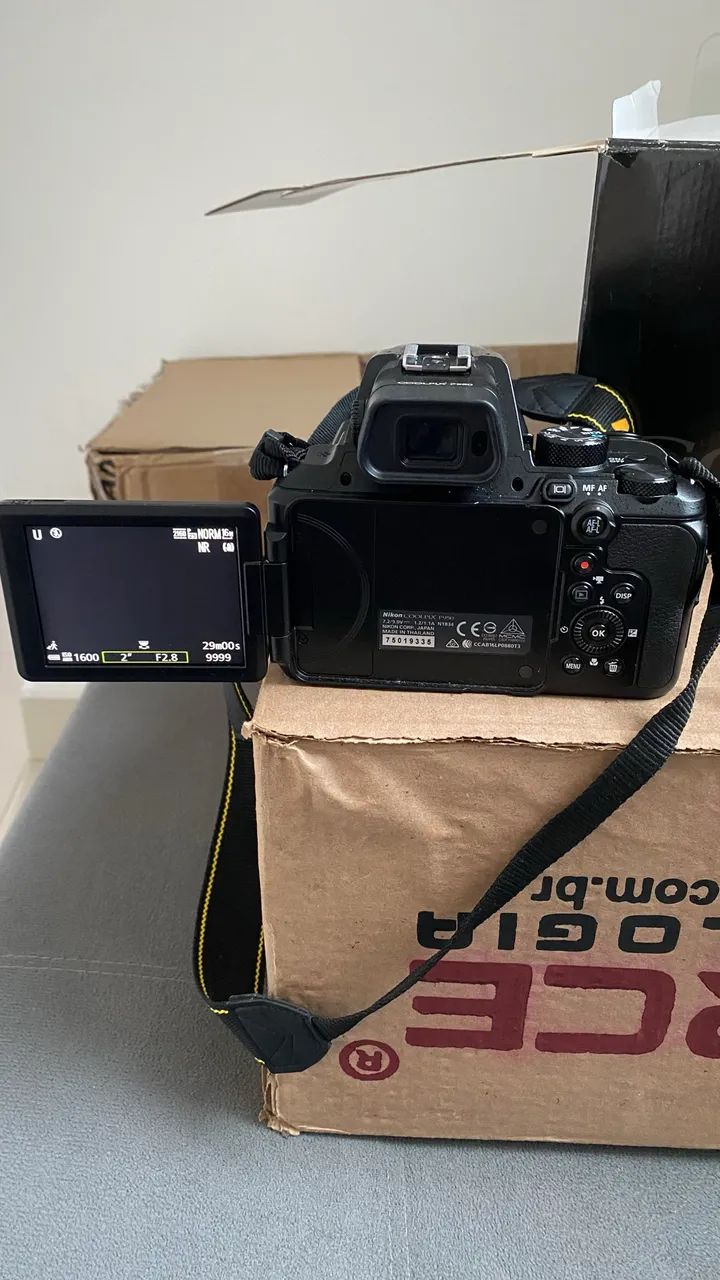 Nikon D7500 Back Nikon Coolpix Dslr Câmera Profissional Nikon