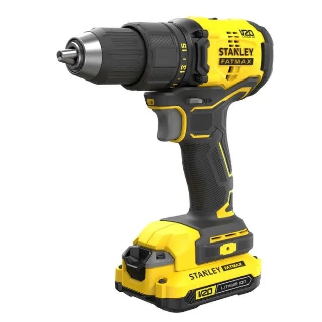 Parafusadeira/Furadeira 2 Baterias 20V Max* Brushless Fatmax Maleta Stanley SBD710D2K-BR - Foto 4