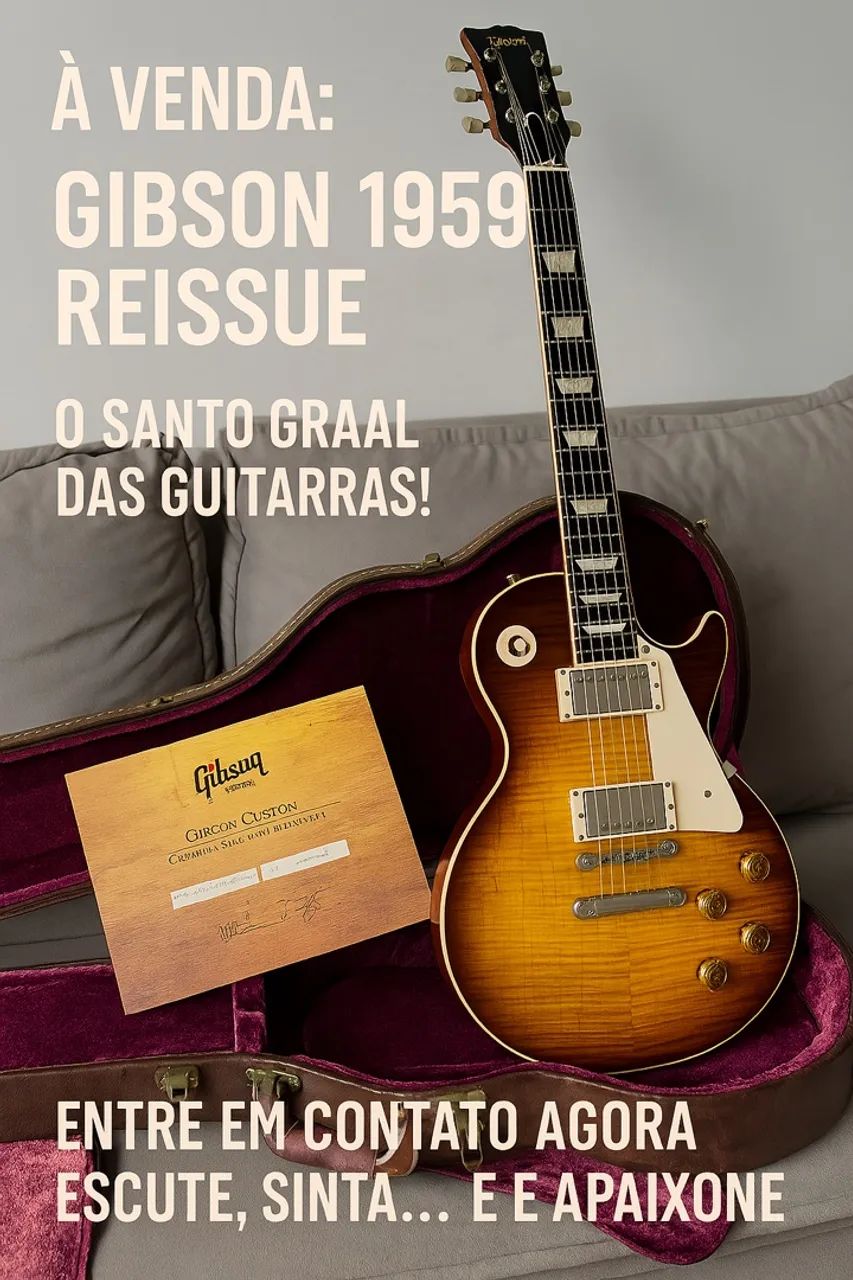 Gibson Les Paul 1959 Reissue Custom Shop - 1999 - Instrumentos