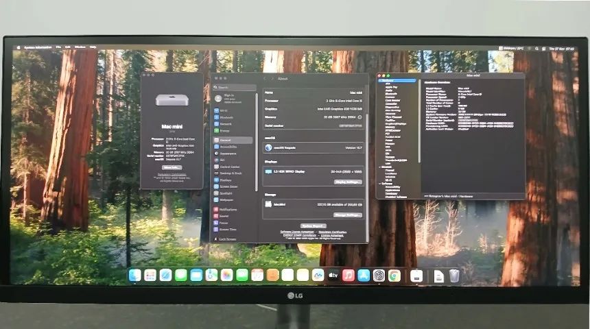 Mac Mini Intel Core i5 3Ghz 2018 - RAM 32 Gb / SSD 250 Gb