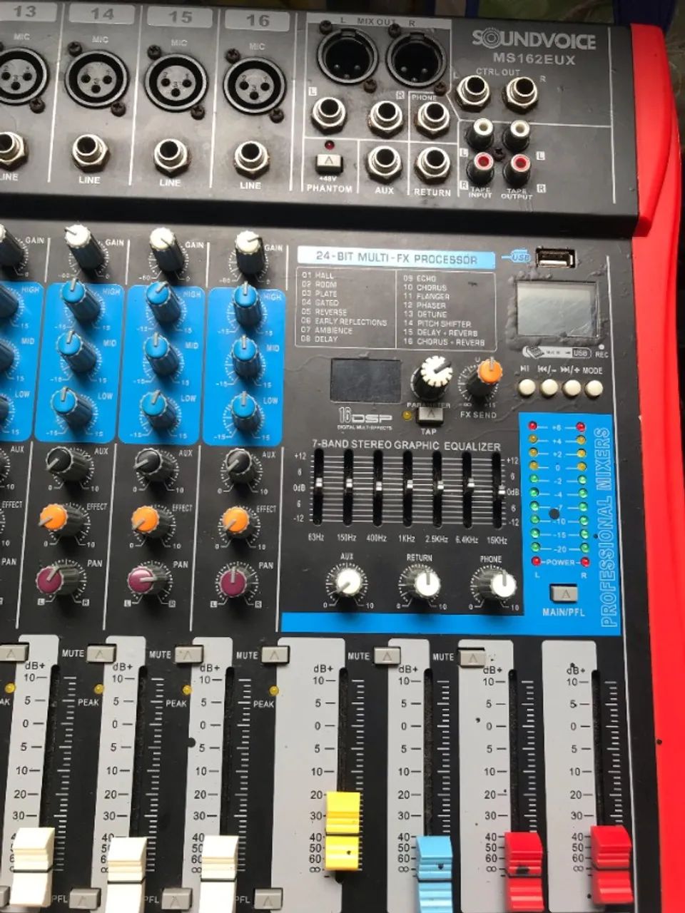 Mesa de Som Soundvoice Ms162 Mesa De Som 16 Canais Bivolt - Foto 4