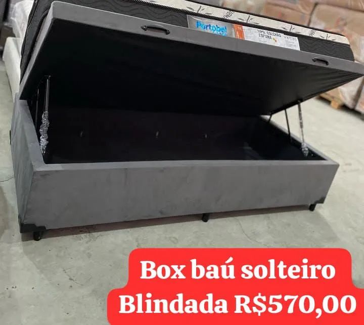 Cama Box com Baú Blindadas!! Vários tamanhos confira - Foto 3