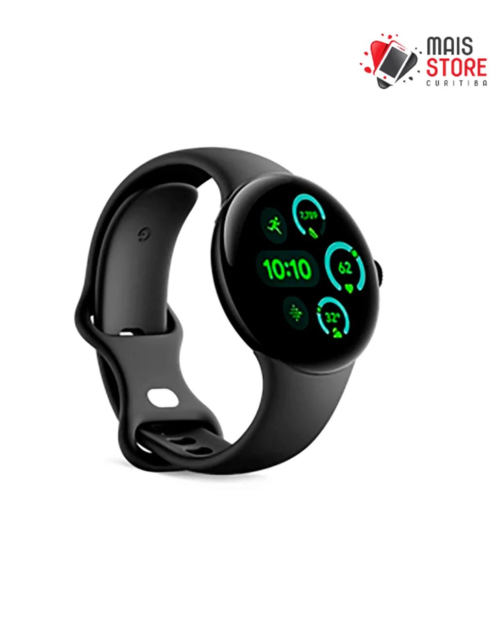 Relógio Google Smart Pixel Watch 3 41MM - Preto-Novos-Lacrados - Foto 2