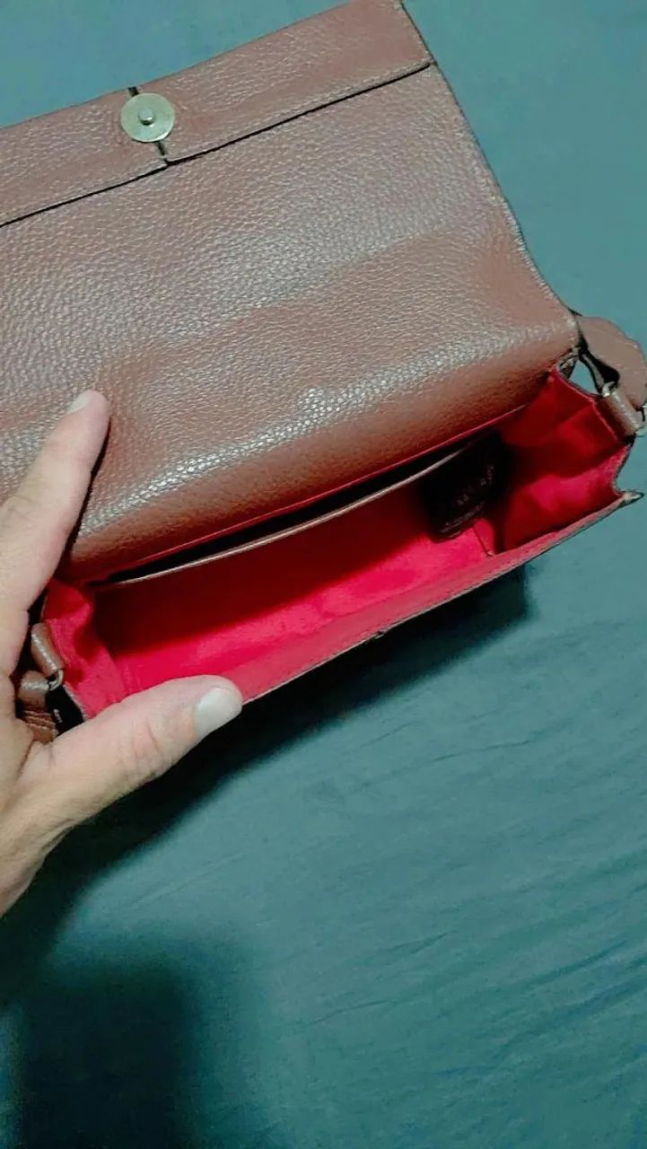 Bolsa de Ombro Marrom Dumond - Foto 5