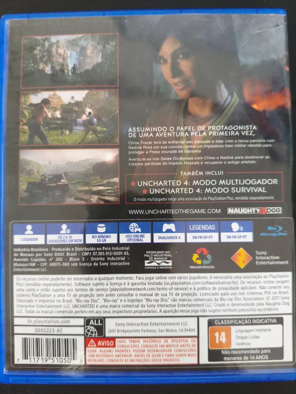Uncharted The Lost Legacy - Jogo PS4 e PS5 - Foto 2