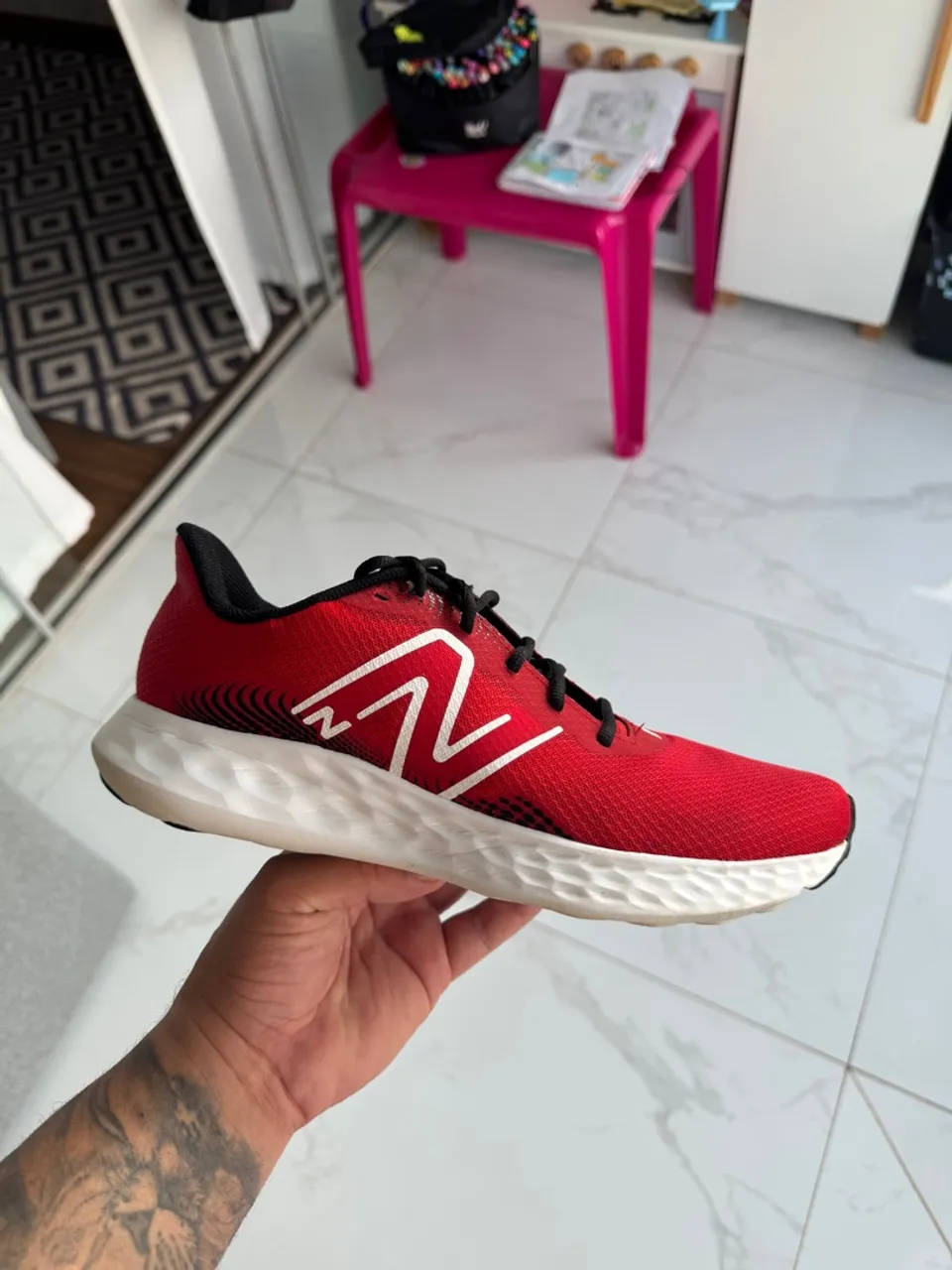 Tênis New Balance 411 Vermelho - Original
