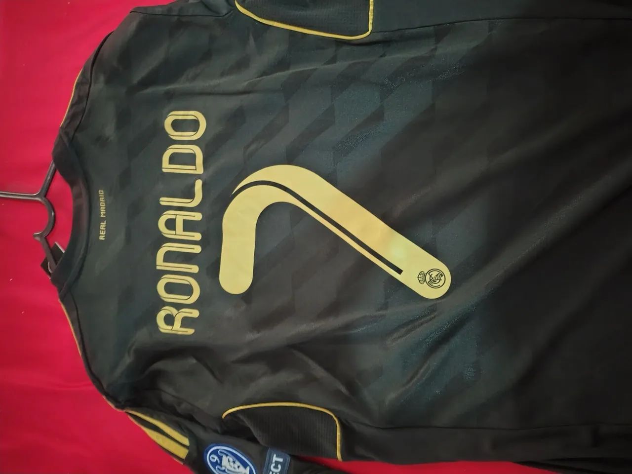 camisa Real Madrid preta 2011/12 cristiano ronaldo - Foto 2