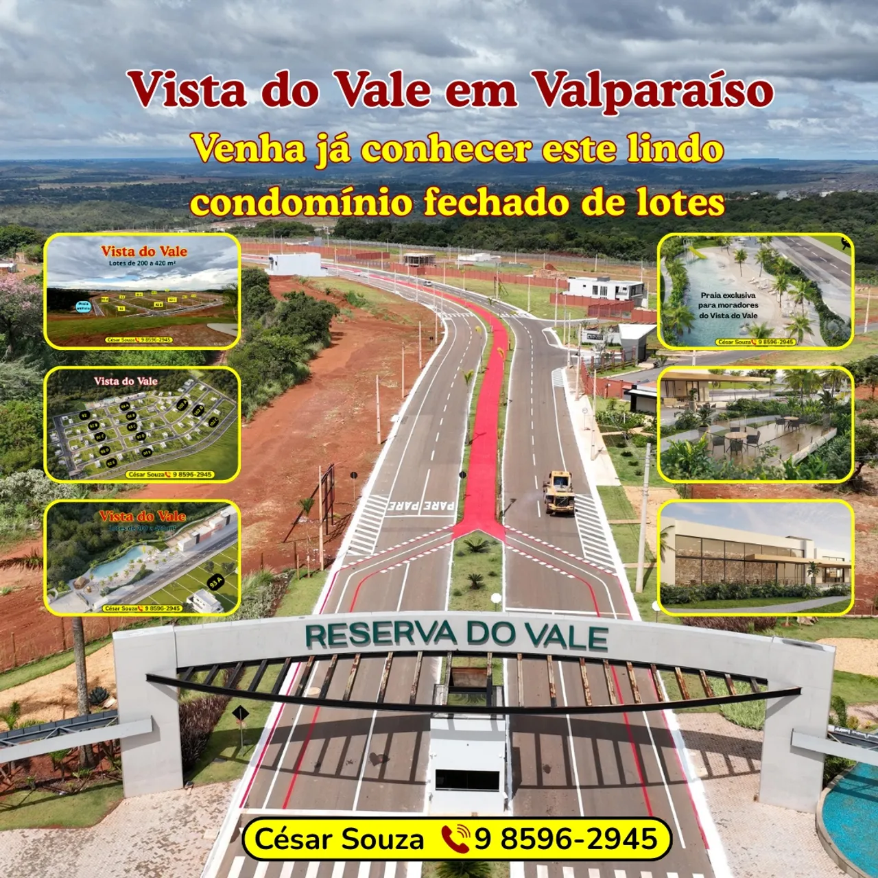 Vista do Vale, venham conhecer este lindo condomínio com praia privativa para os moradores