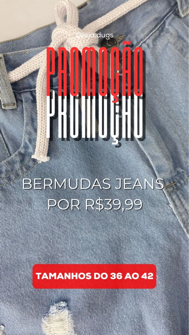 Jeans Luxo - R$39,99