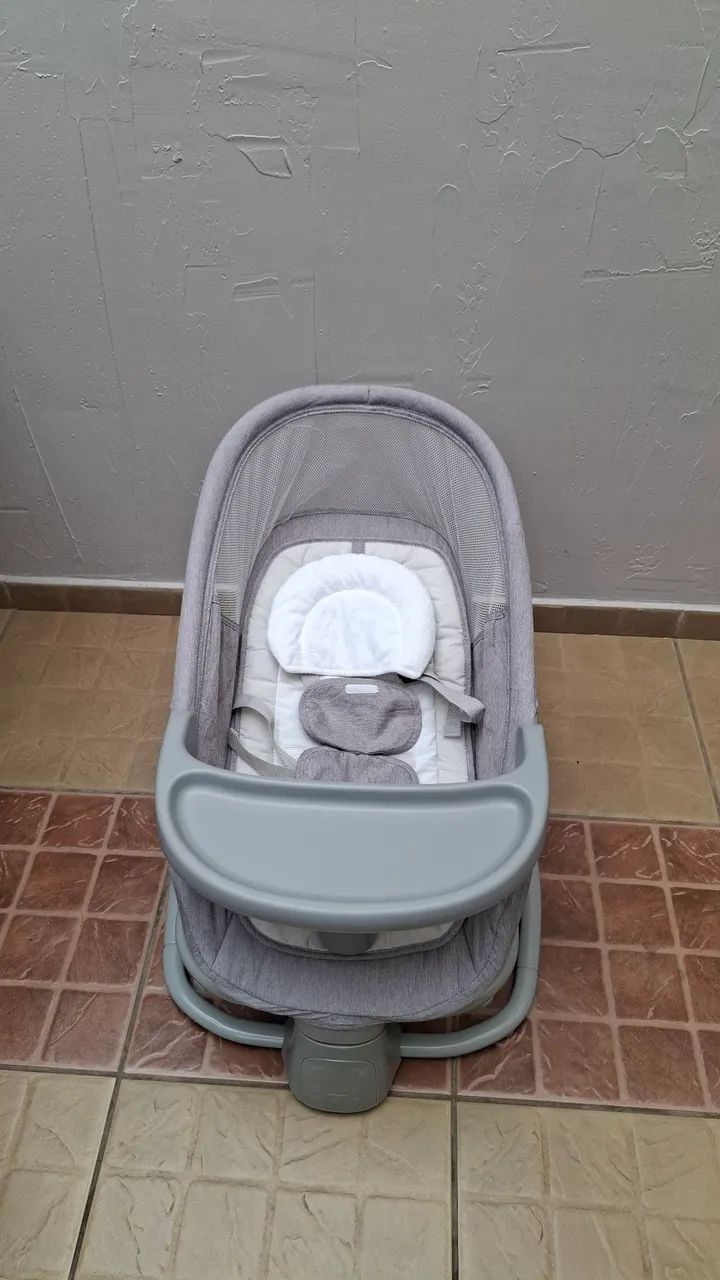 Cadeira Techno Deluxe 4 Em 1 Cinza claro mastela - Foto 2