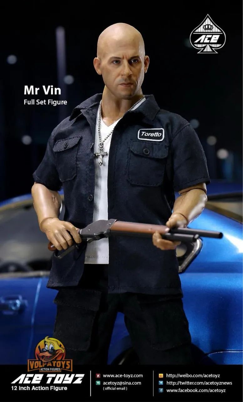 ACE Toyz Mr. Vin 1/6 Toreto Velozes e Furiosos - Foto 4