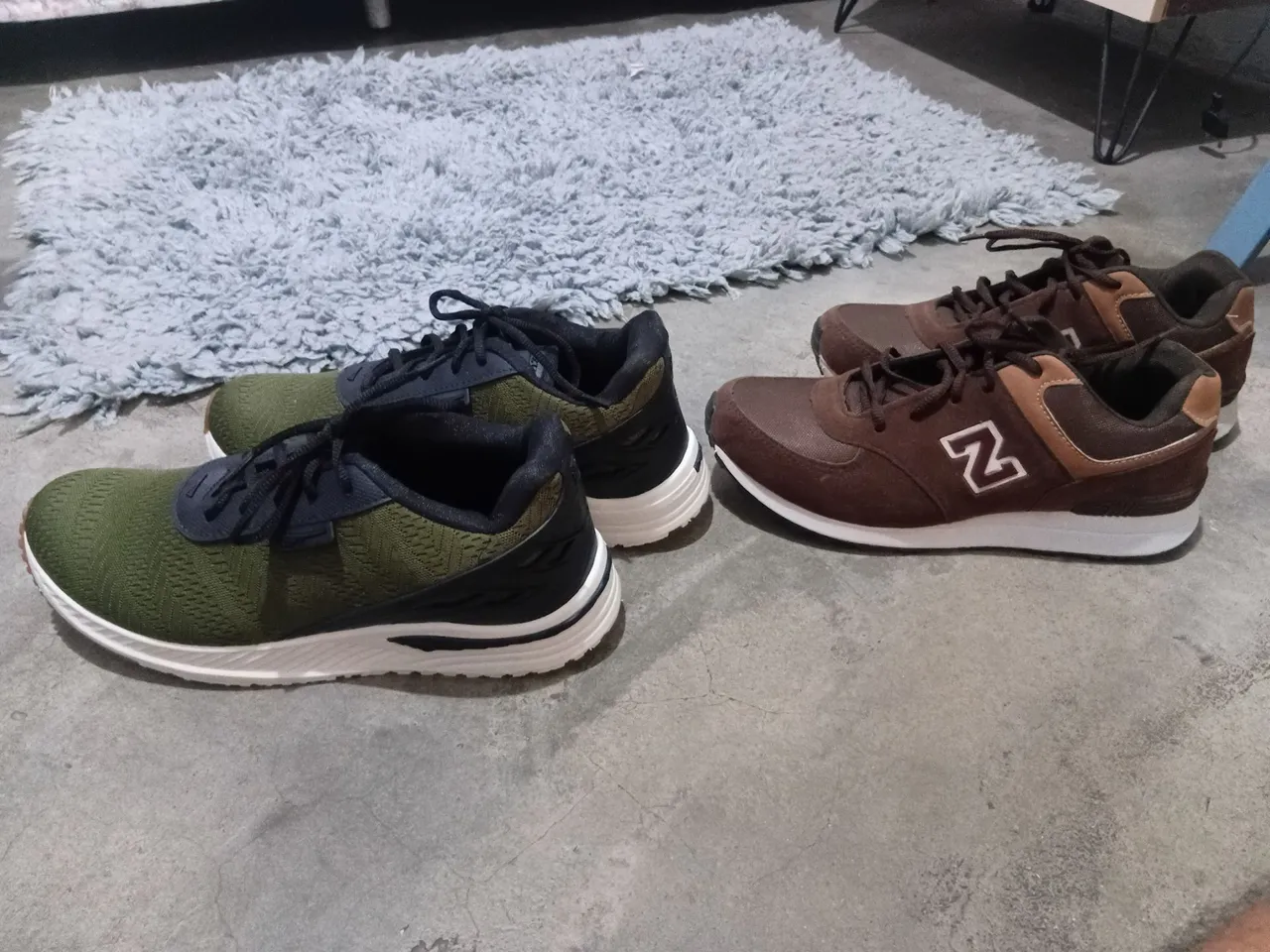 Tênis Masculino - Verde e Marro NOVOS m