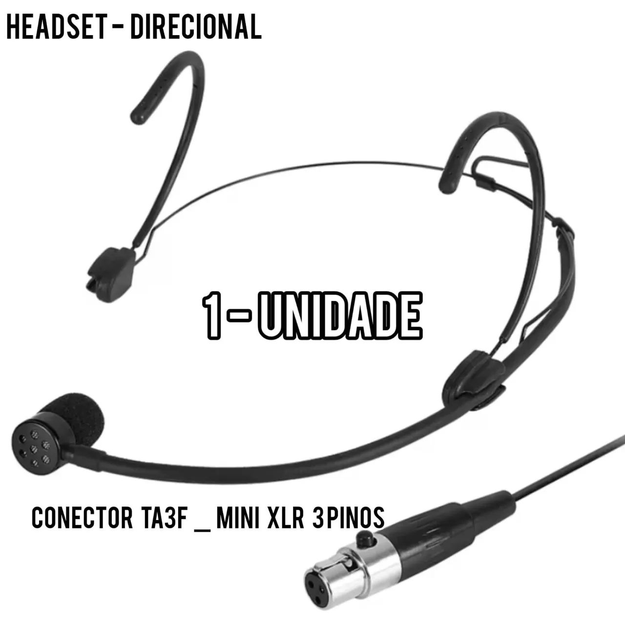 Kit com Microfones 10 Headsets TA3F + 2 Lapelas P2 ( Para Sistemas sem Fio ) - Foto 5