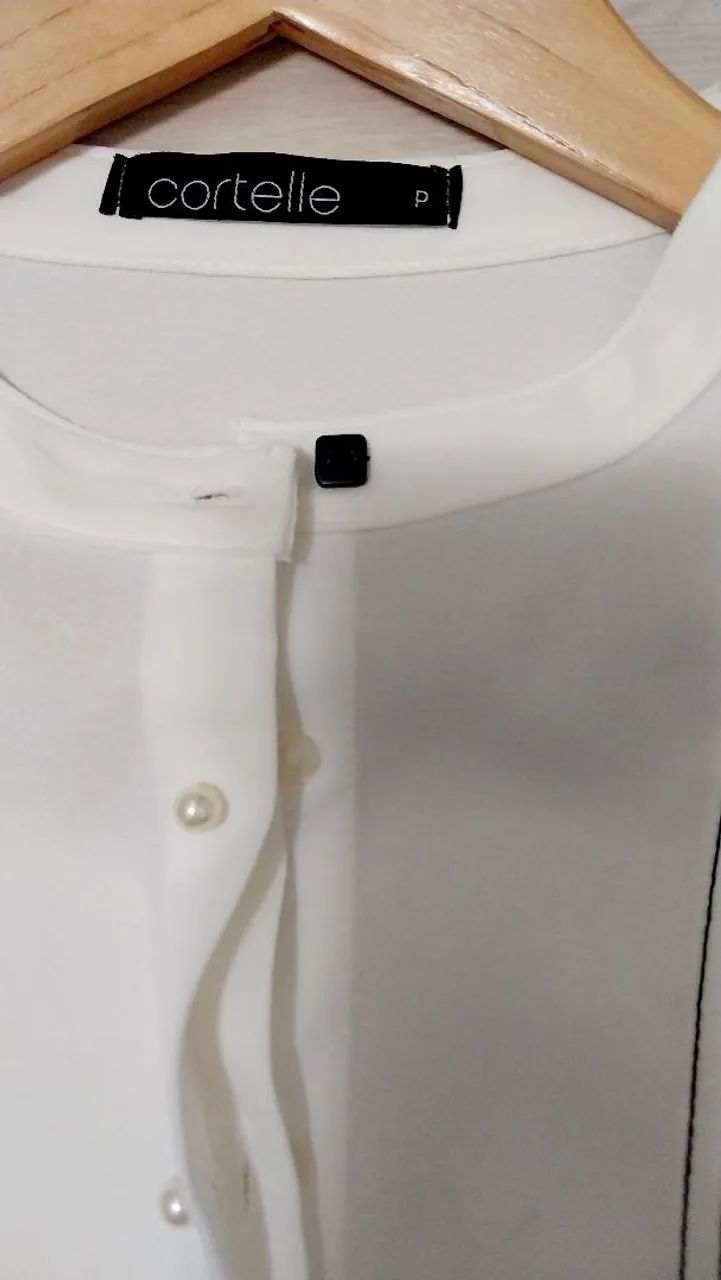 Camisa Cortelle tam P - Foto 2