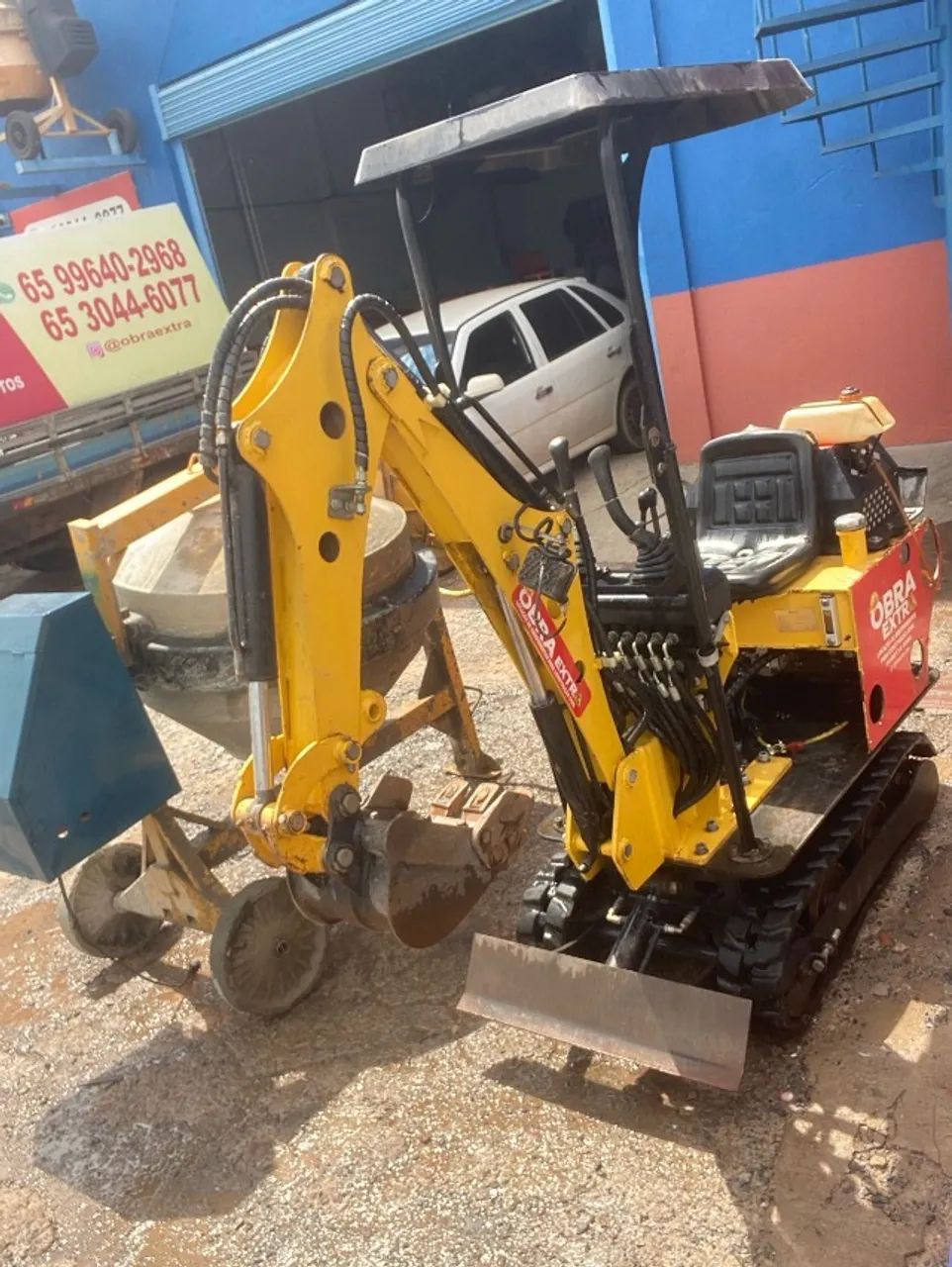 Mini retro escavadeira65137997936258121