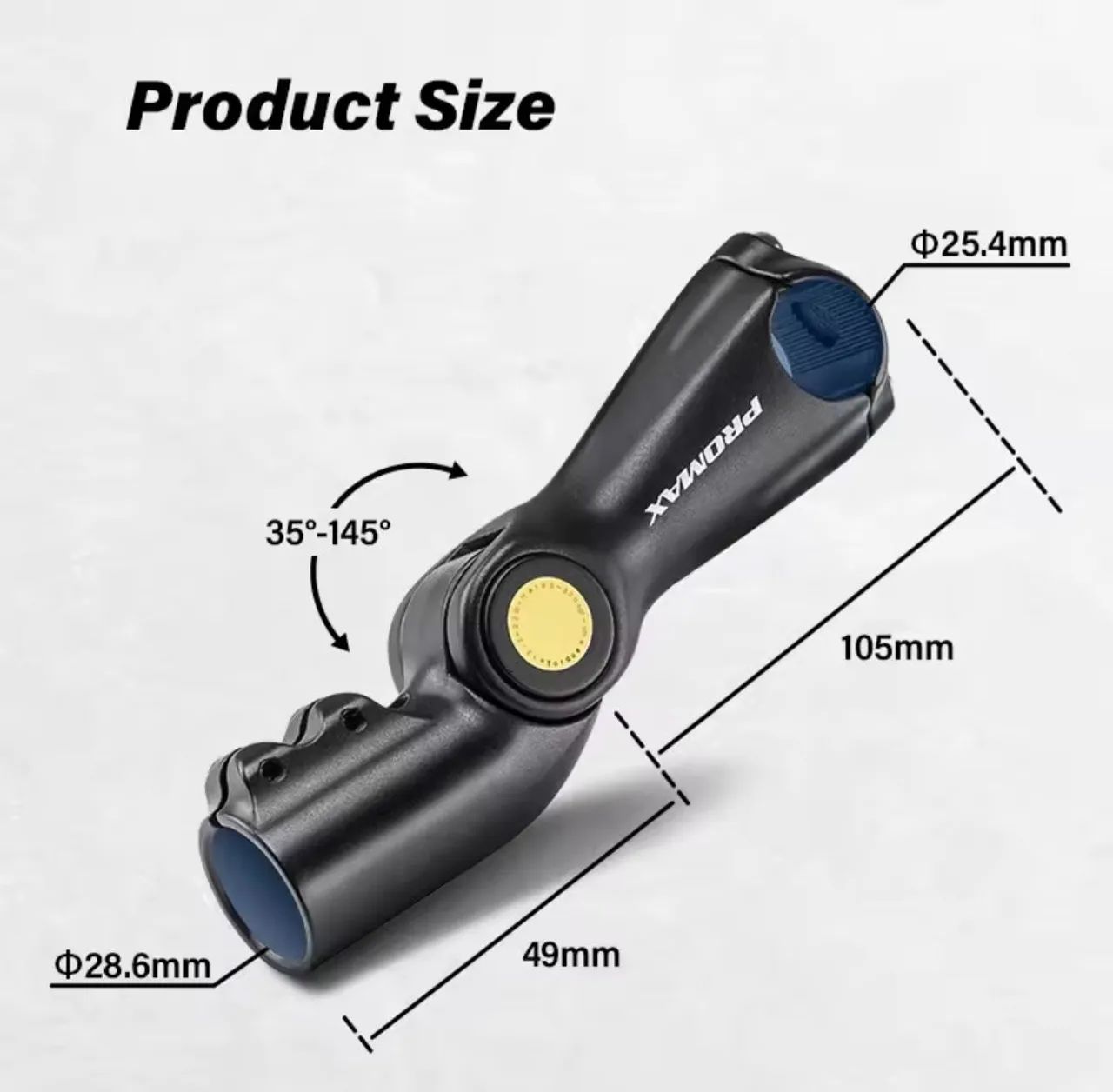 Mesa de Guidão Ajustável PROMAX - Ciclismo - Foto 3