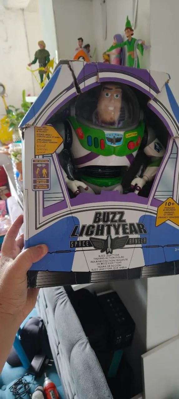 Boneco toy story buzz Lightyear  32cm Raríssimo Novo - Foto 5