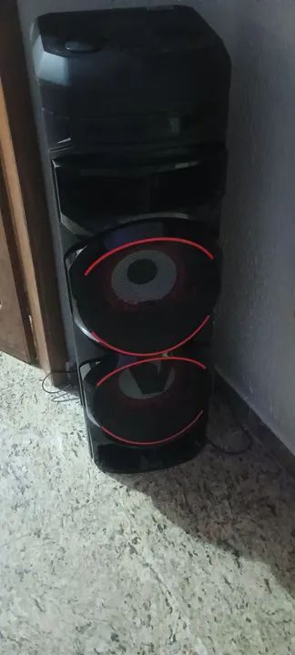 caixa de som LG zera 2 mil wolts sem queima velas  - Foto 5
