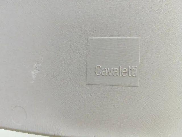 Cadeira Fixa Verde Claro Cromada Cavaletti  - Foto 4