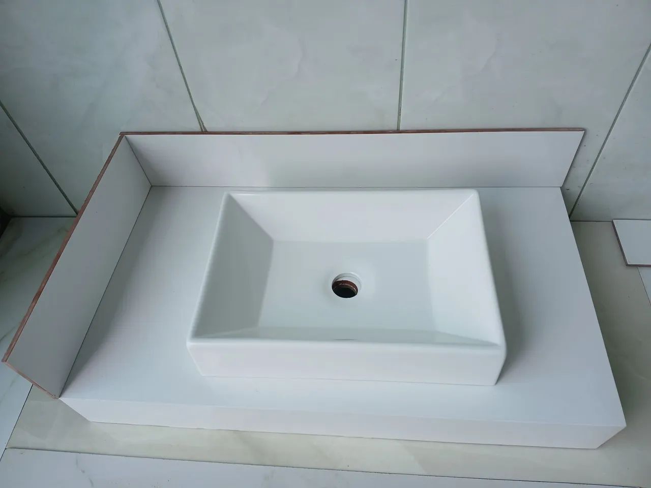 Cuba de sobrepor branca - Foto 2