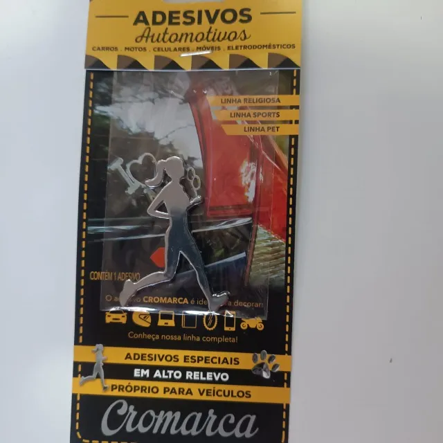 Adesivo Alto Relevo Corrida Masculino e Feminino