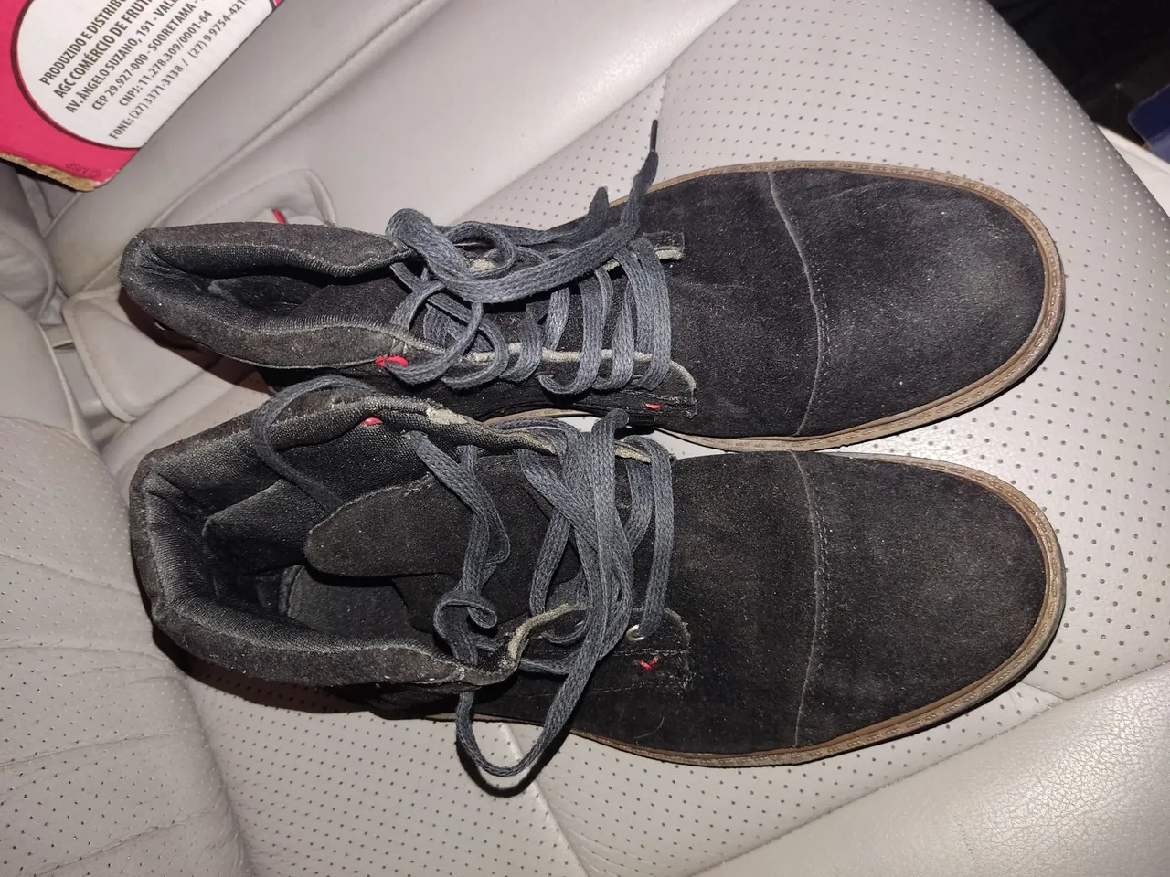 Botas Masculina super confortável camurça preta