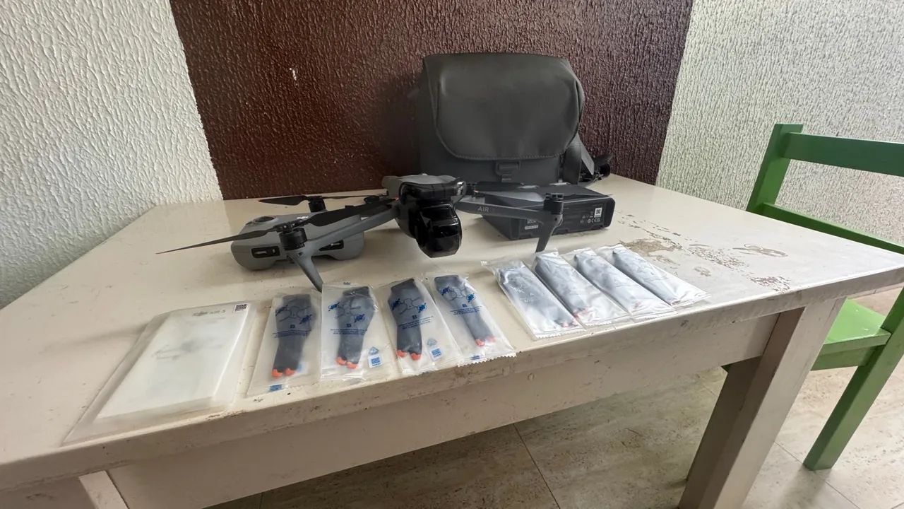 DJI AIR 3 Standard RC-N2 Seminovo Homologado ANATEL - Perfeito Estado - Foto 4