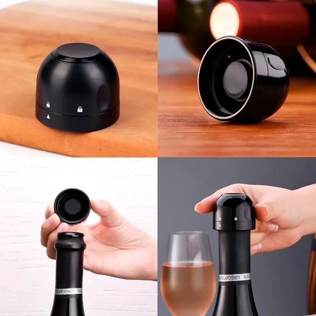 Estoque para revenda Tampa Hermética Para Champanhe Vedação 80 unidades - Foto 2