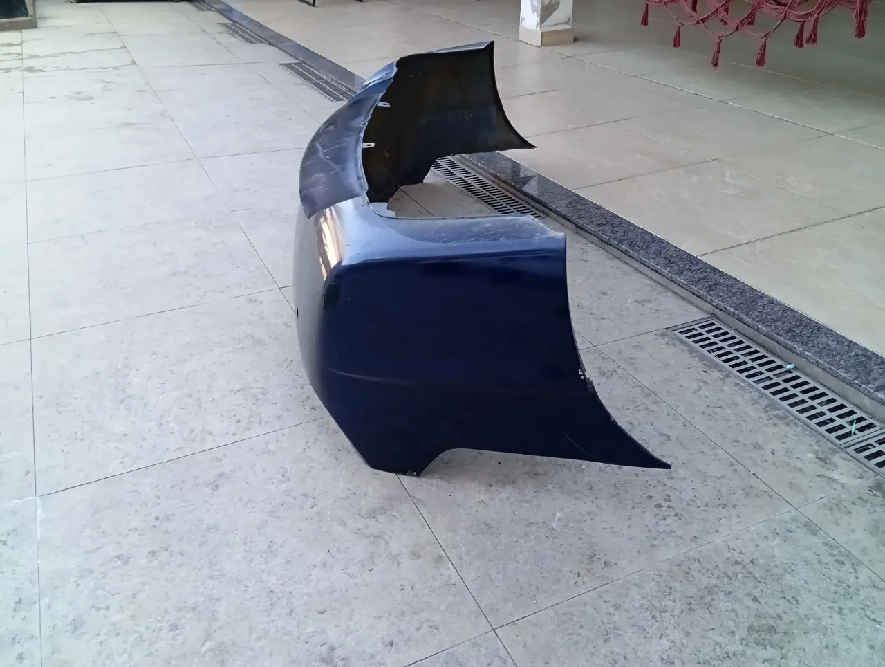 Para-choque Traseiro Honda Civic 2008 Azul Escuro