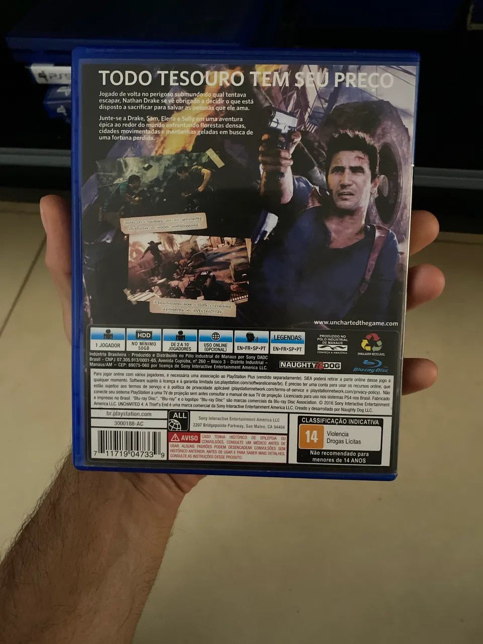 UNCHARTED 4 ps4 ps5 jogo - Foto 2