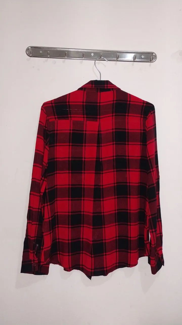 Camisa xadrez vermelha - Foto 3