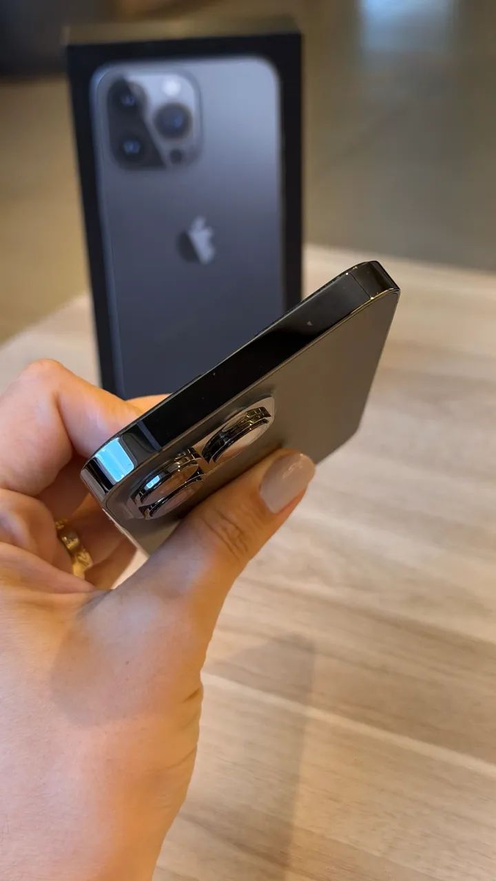 iPhone 13 Pro 256Gb 76% Grafite - Seminovo - Foto 4