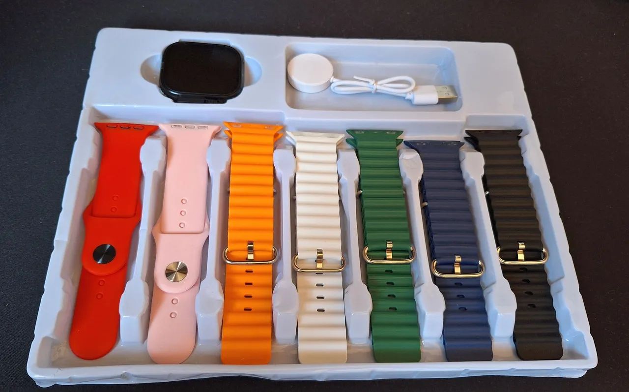PROMOÇÃO!! SMARTWATCH COMPLETO COM 7 PULSEIRAS!!! - Foto 5