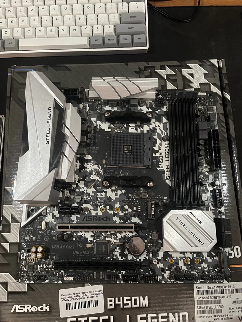 Placa-Mãe ASRock B450M Steel Legend