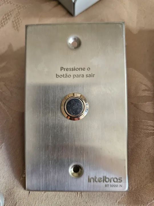 Controle de Acesso Biométrico Intelbras Bio Inox Plus SS 311E + kit de fechadura + mola - Foto 5