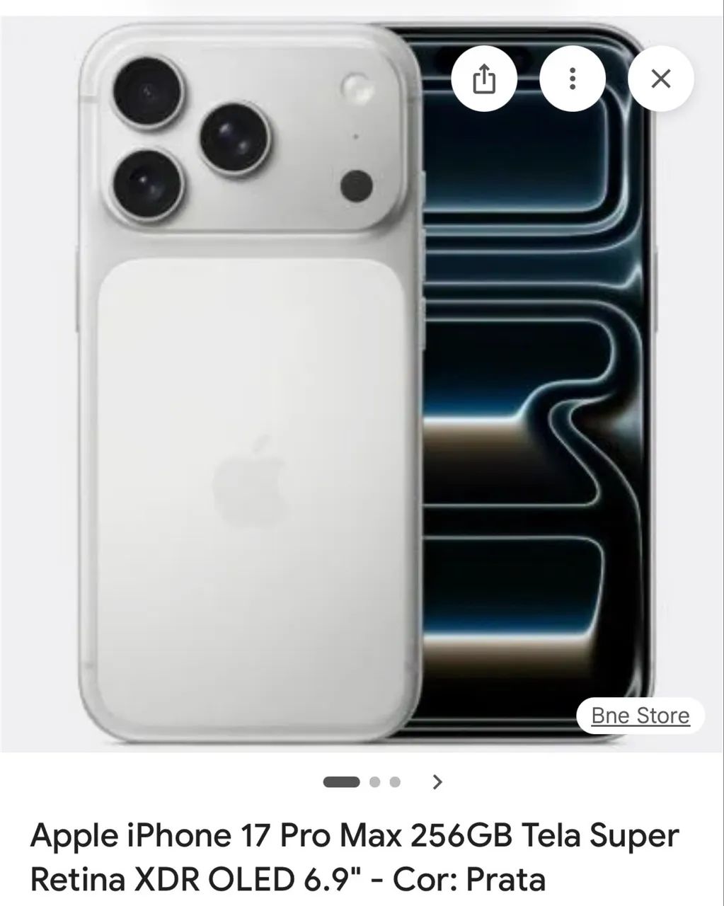 iPhone 17 pro Max 256