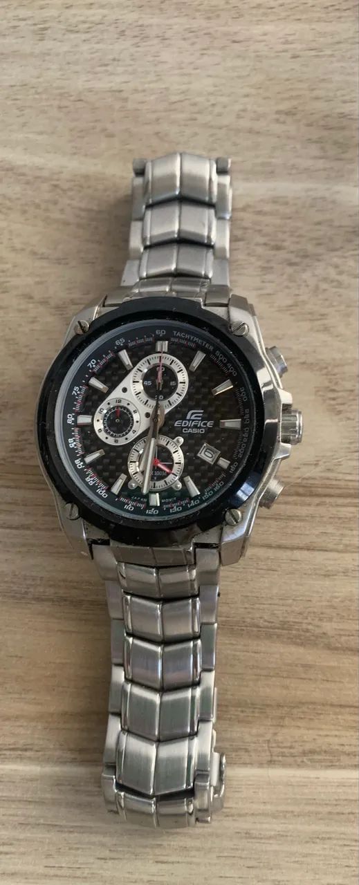 Casio Edifice EF-546D-1A1V (da linha de cronógrafos esportivos da Casio). - Foto 2