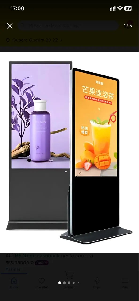 Totem Lcd Digital 43 Polegadas Display Touch Propaganda