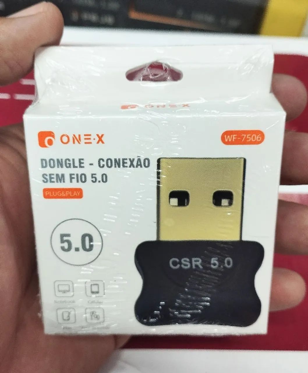 Adaptador Bluertooh USB 5.0 ONEX P/ computador/notebook - Foto 2