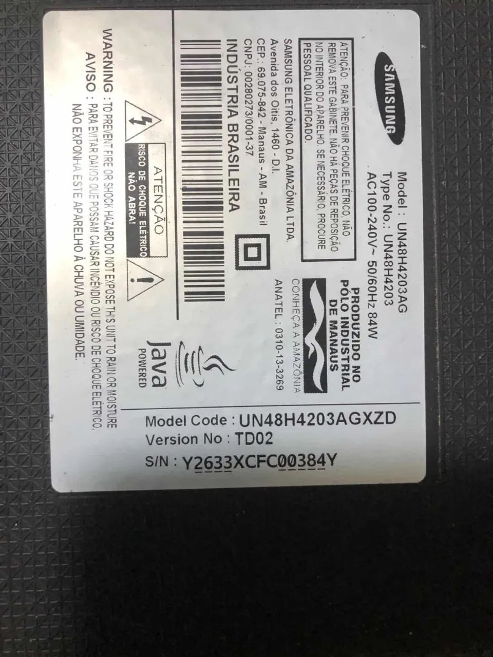 TVs Samsung 48,49 e 50. Para Retirada  de Placas e  Peças - Foto 2
