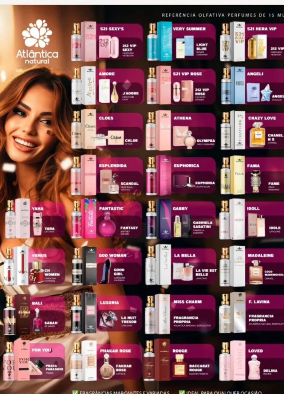 " Perfans de perfumes importados " 