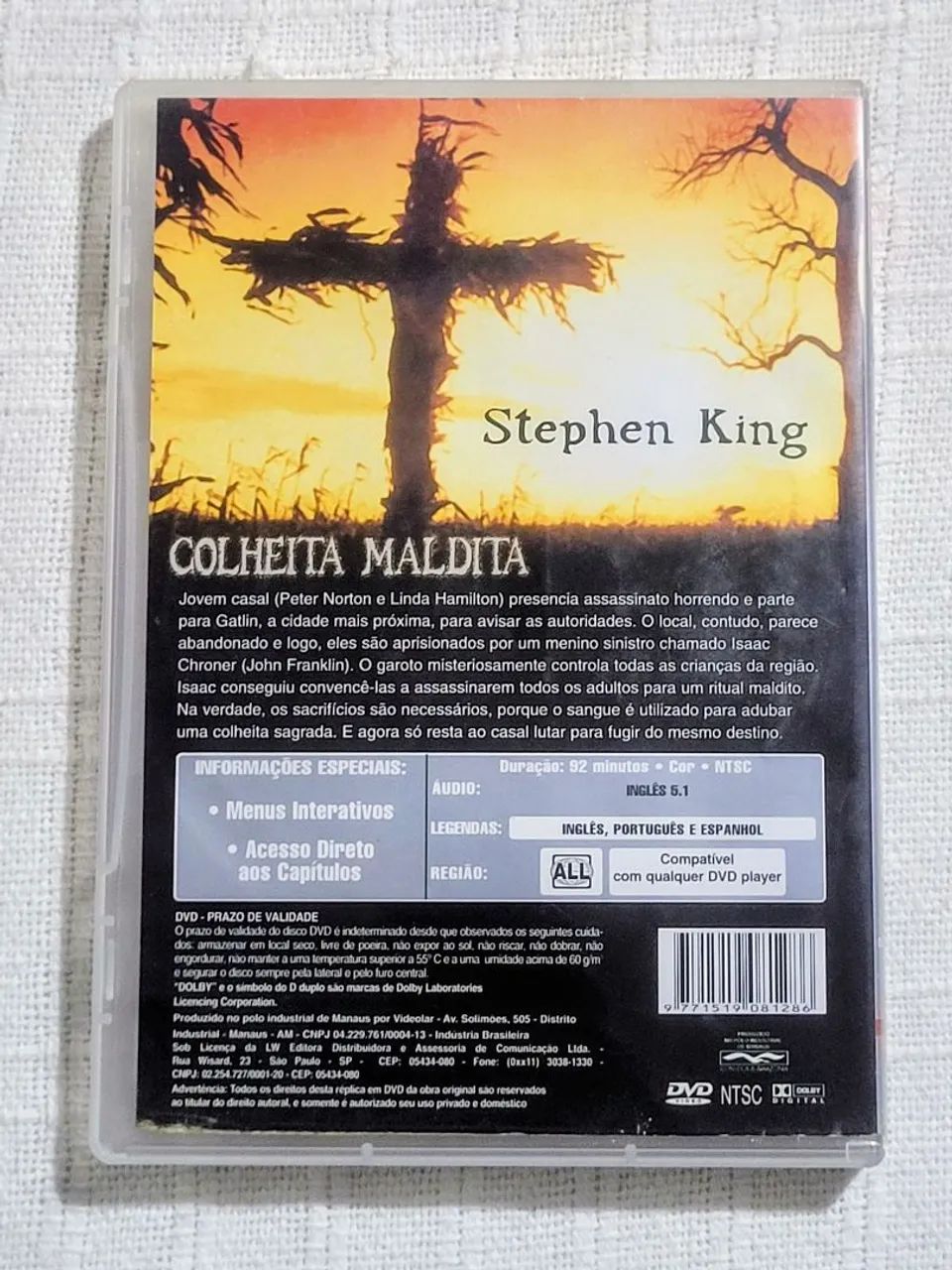 DVD COLHEITA MALDITA - Stephen King  - Foto 2