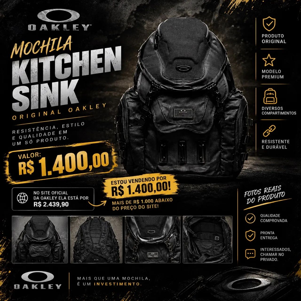 Mochila original Oakley 