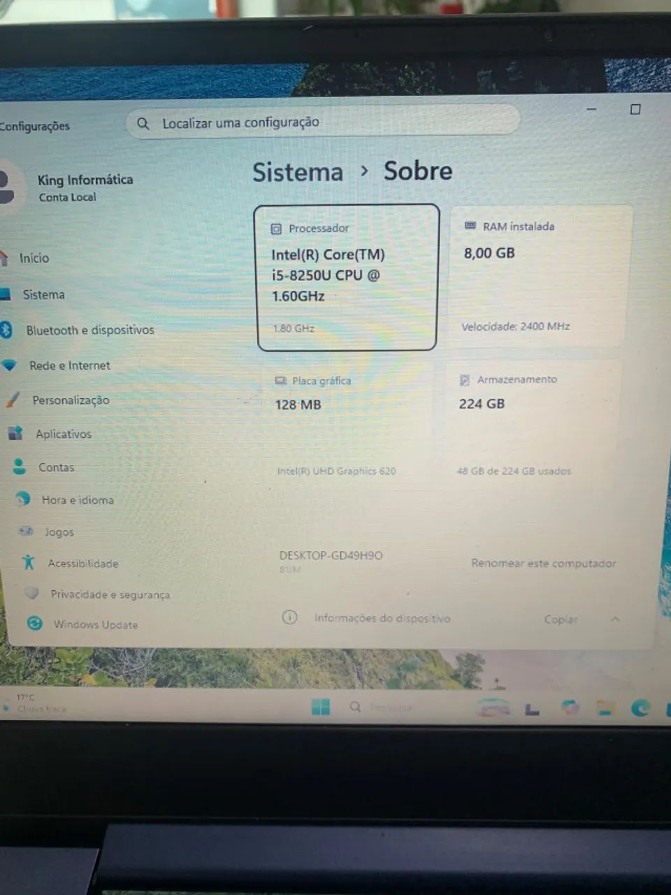 Lenovo Ideapad 330S Core i5 8ª geração - Foto 3