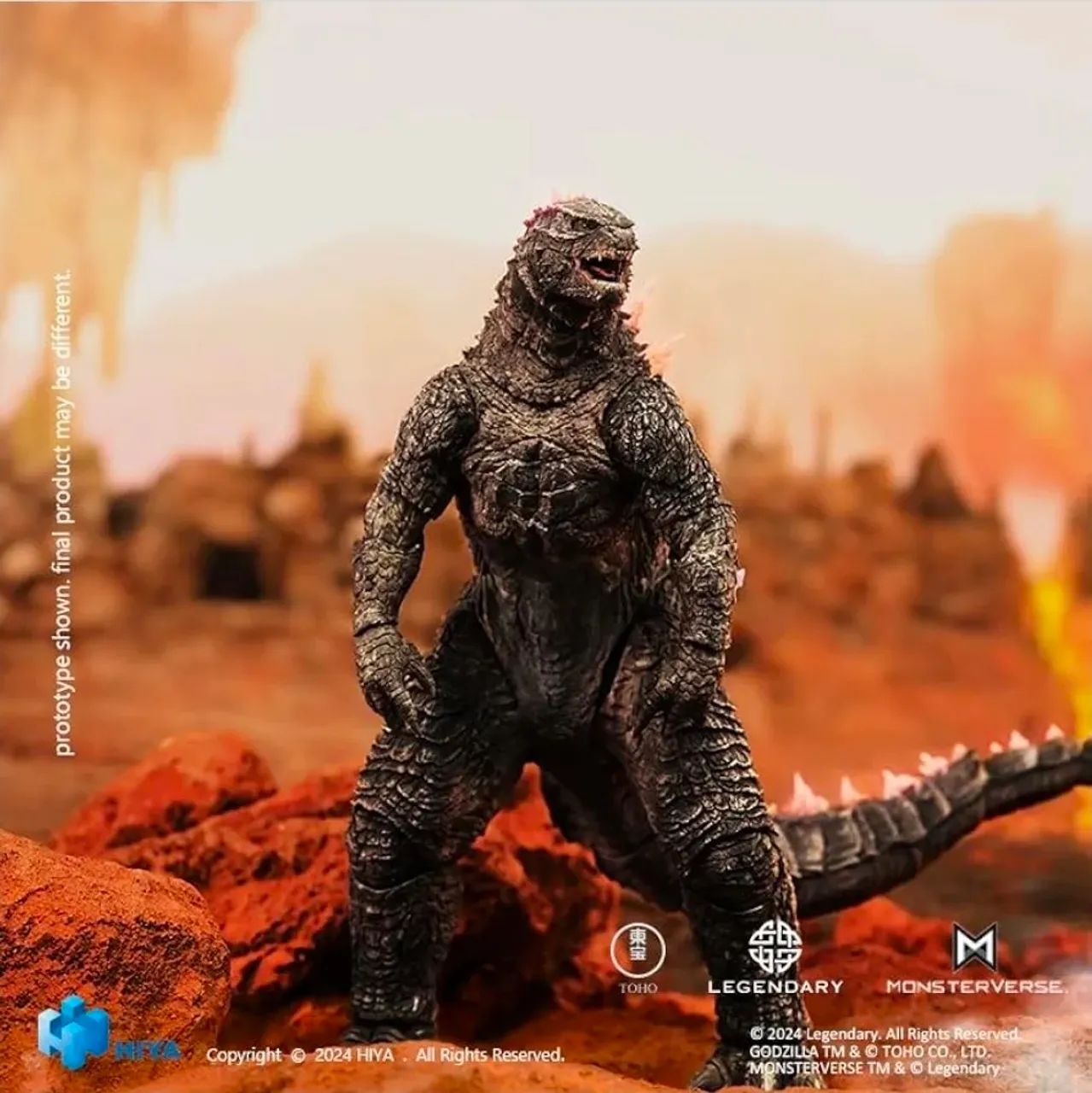 Godzilla Evolved Hiya toys original lacrado