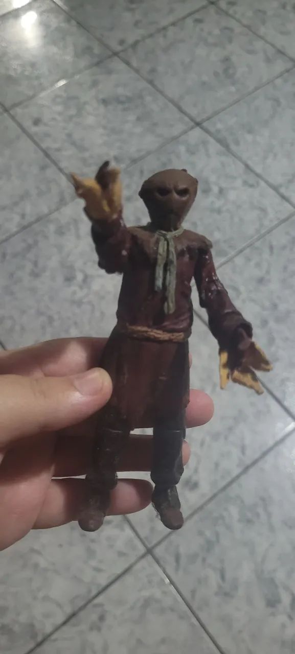 3 bonecos halloween fantasma Espantalho action figure terror - Foto 3