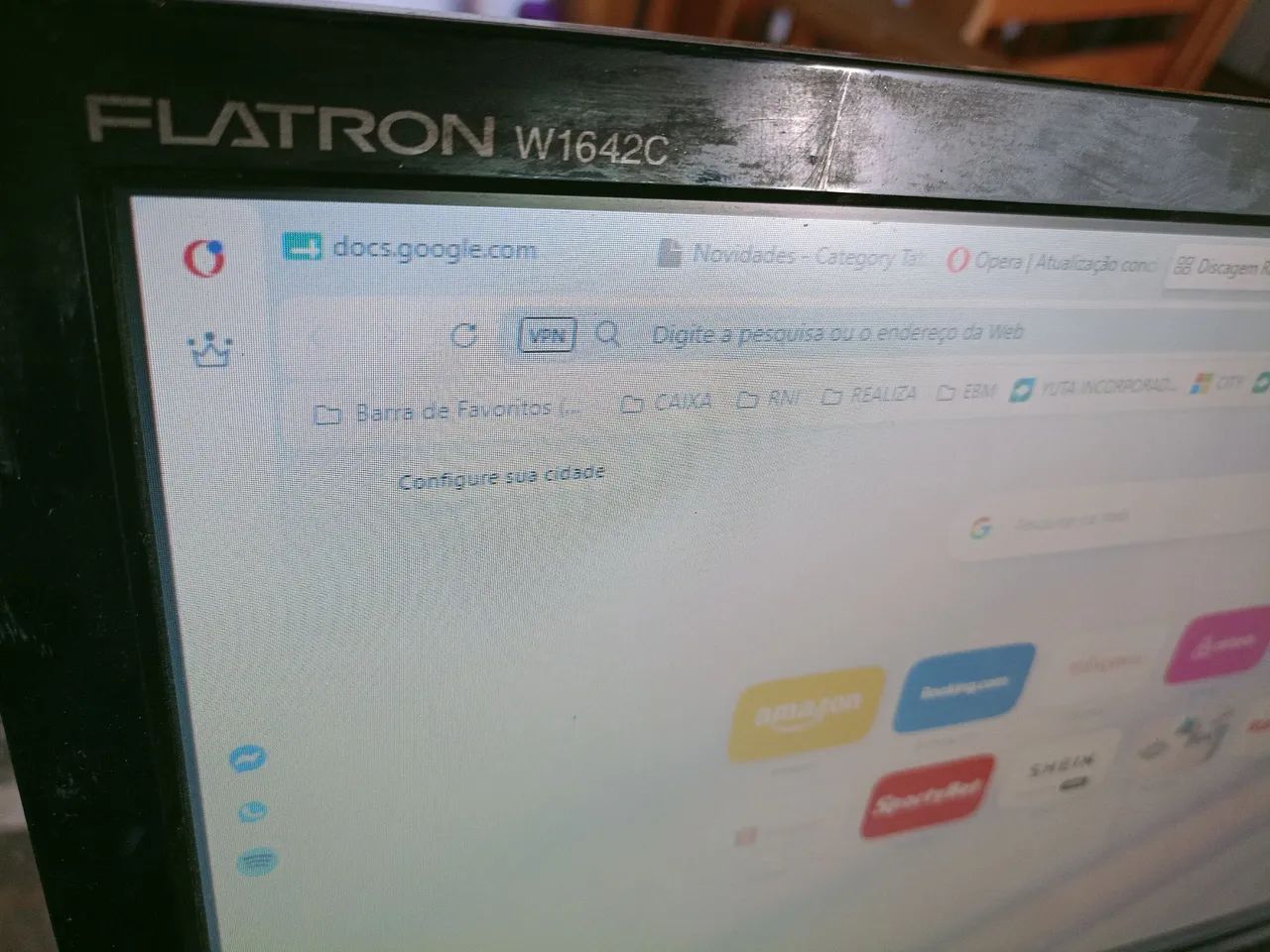 Monitor Flatron W1642c 15,6 polegadas -usado - Foto 5